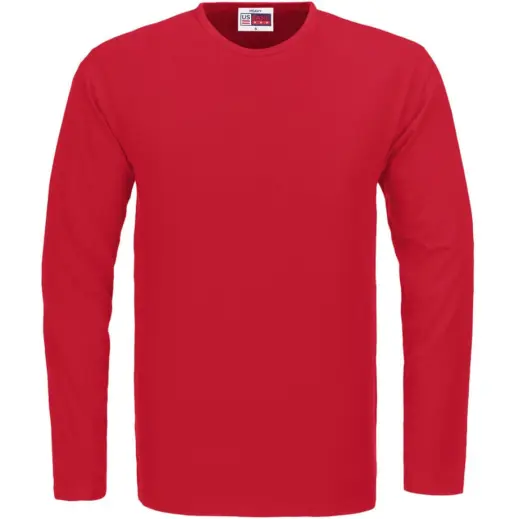 Mens Long Sleeve Portland Red